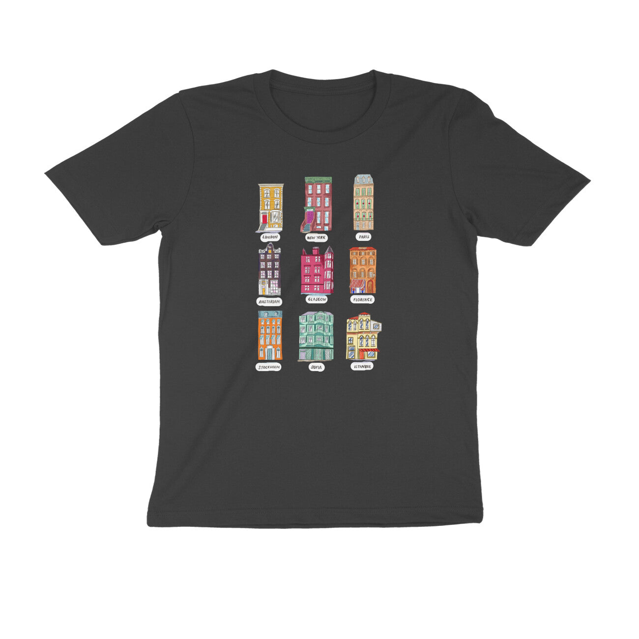 Round neck T-shirt - City Life