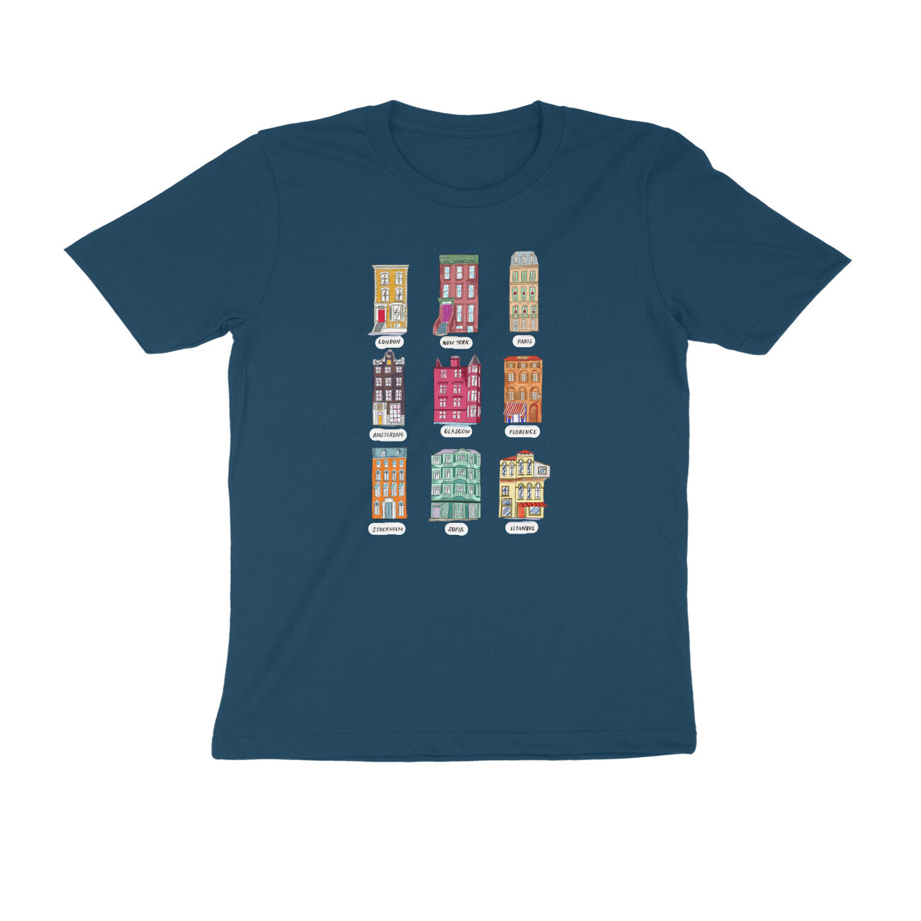 Round neck T-shirt - City Life