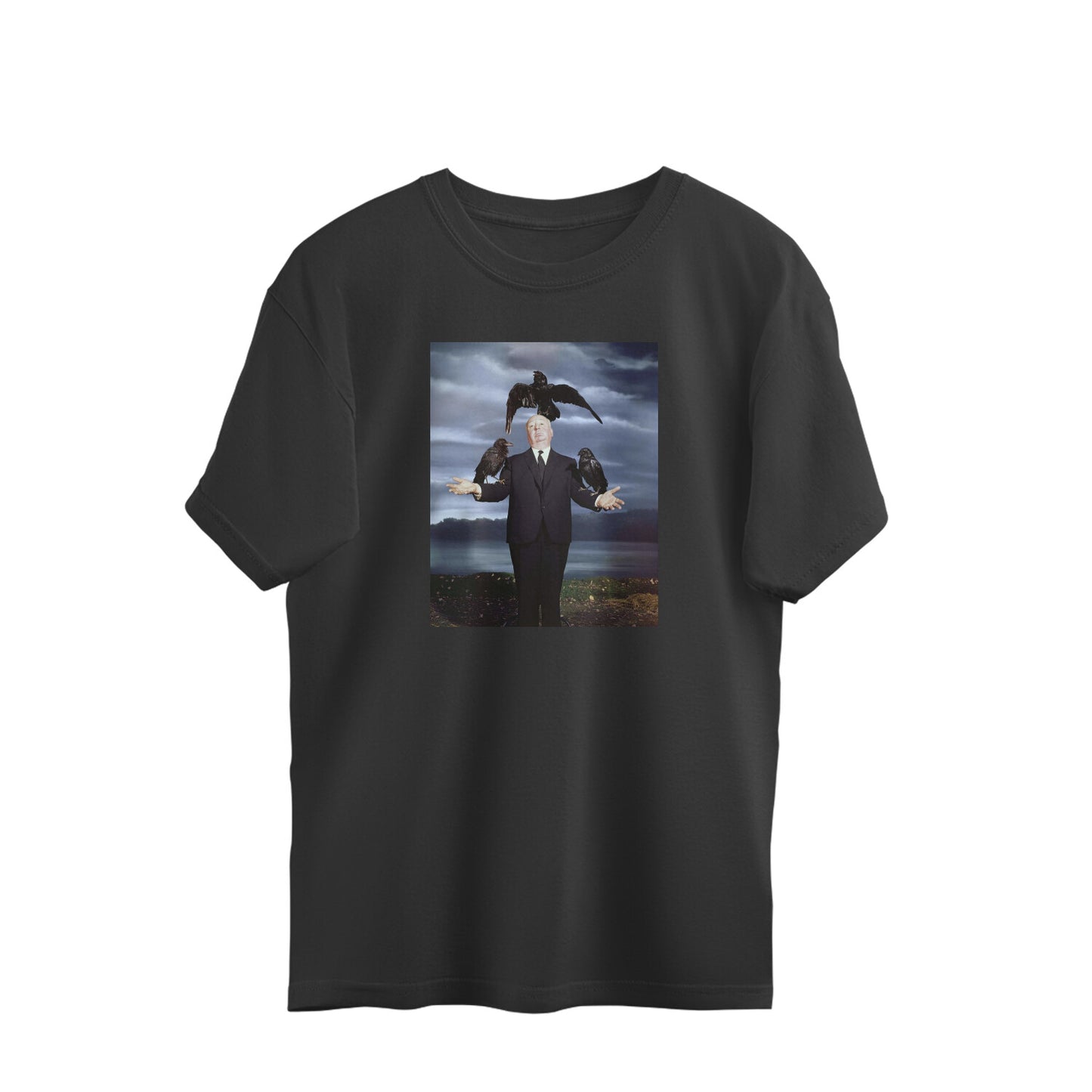 Oversized T-shirt - The Crow Whisperer - Hitchcock