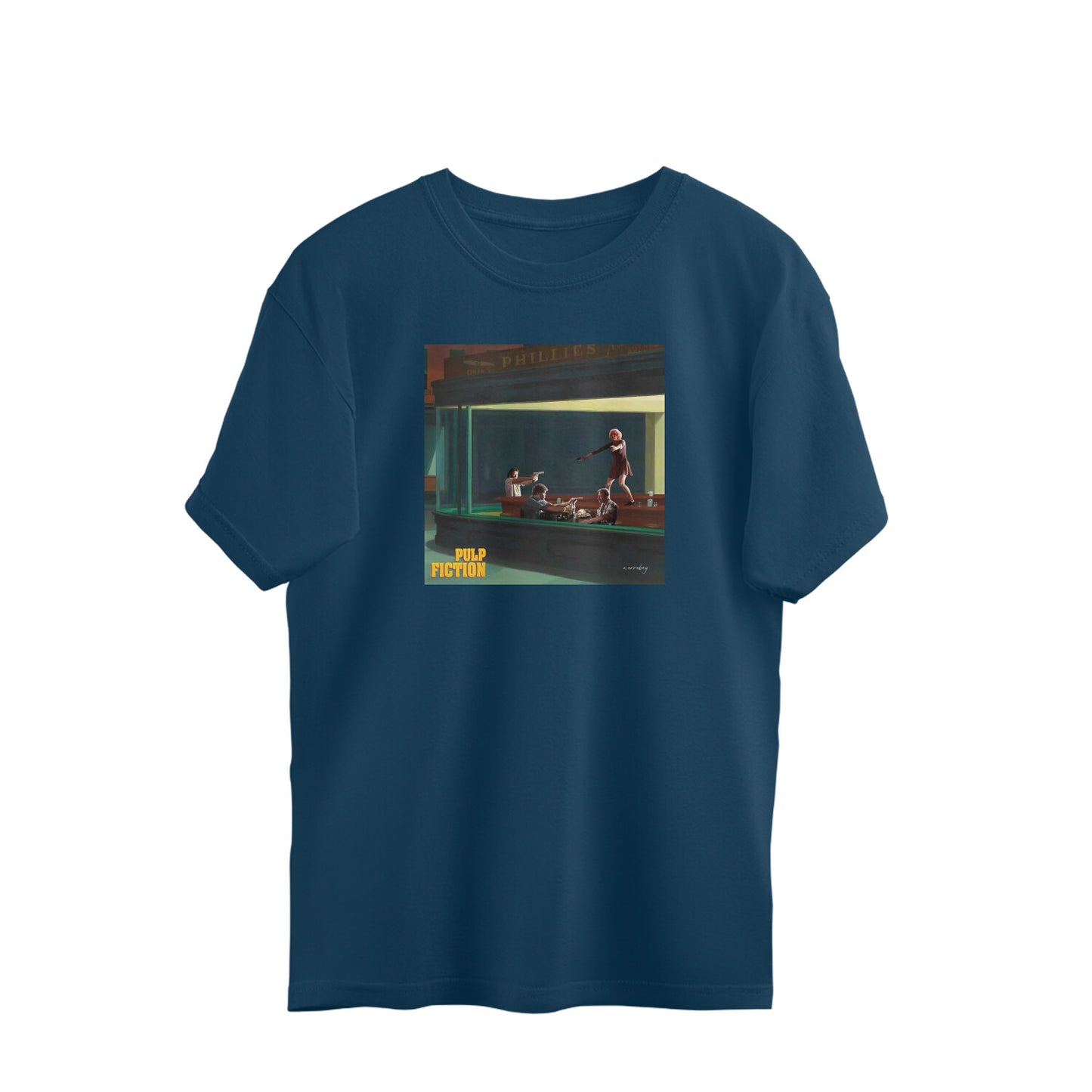Oversized T-shirt - Art meets Cinema - Pulp Fiction