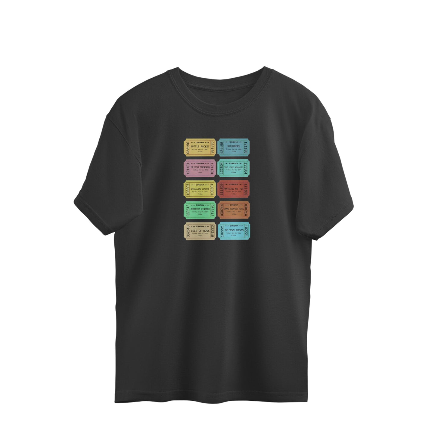 Oversized T-shirt - Wes - Filmography